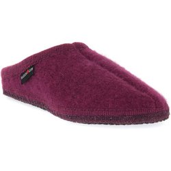 Haflinger  Pantoffeln ALASKA MAULBEERE WALKSTOFF CALZ G