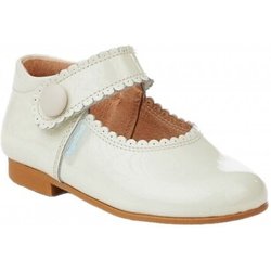 Angelitos Ballerinas 1502 MERCEDITAS NACAR CON VELCRO Beige