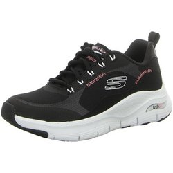 Skechers Halbschuhe Schnuerschuhe S Logo Mono Mesh Lace-Up W/ Ai 149719 BKWP