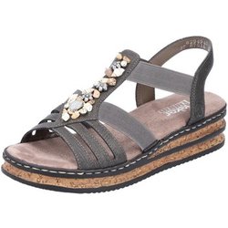 Rieker Sandalen Sandaletten dunkel 62949-45