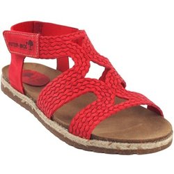 Interbios Schuhe INTER BIOS 2200 rote Damensandale