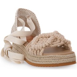 Frau  Sandalen FANCY MACRAME NATURAL