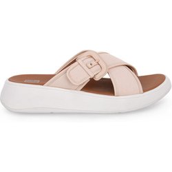 FitFlop Pantoffeln F MODE BUCKLE CANVAS PLATFORM