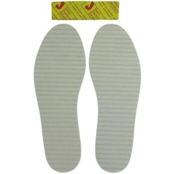Bienve Schuhe Accessoires Grundvorlage graue Streifen