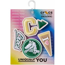 Crocs Damenschuhe JIBBITZ Crocs Varsity Patch 5 Pack