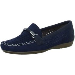 Rieker Damenschuhe Slipper Blau Mokassin 40253-14 14
