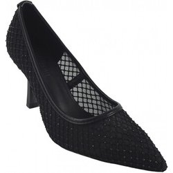 Bienve Schuhe he3102 schwarzer Damenschuh
