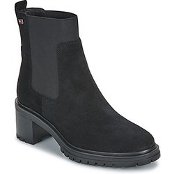 Tommy Hilfiger Damenstiefel FLAG MID HEEL SUEDE CHELSEA