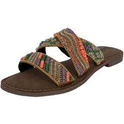 Lazamani Clogs Pantoletten ladies mules beads LA75437