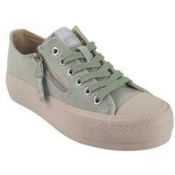 MTNG Schuhe MUSTANG 60418 grünes Damen-Canvas