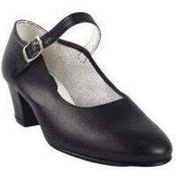 Bienve Schuhe Flamencoschuh mit schwarzen Riemchen