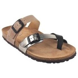 Interbios Schuhe INTER BIOS 7212 beige Damensandale