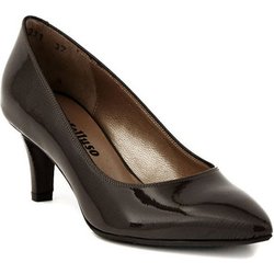 Melluso Pumps DECOLTE SAFIANO PIOMBO