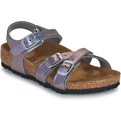 BIRKENSTOCK Sandalen Kumba Kids Saffiano Iridescent Viola