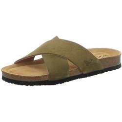 Plakton Clogs Pantoletten 181051 MILITARY AFELPADO