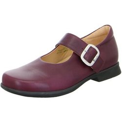 Think Damenschuhe Slipper Pensa Ballerina rosso 3-000265-5010