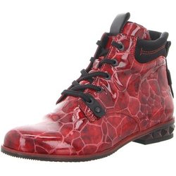 Simen Stiefel Stiefeletten 7003A ROT-SCHWARZ