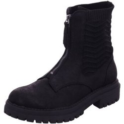 La Strada Stiefel Stiefeletten black cracked pu / knitted 2013180-1001-E