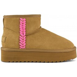 Colors of California Stiefeletten Platform boot spike stitching