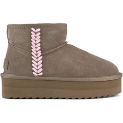 Colors of California Stiefeletten Platform boot spike stitching