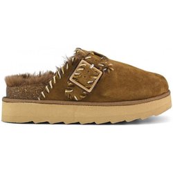 Colors of California Hausschuhe Platform sabot wool stitchings