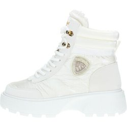 Blauer Damenstiefel -