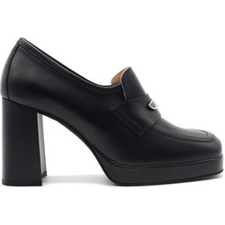 NeroGiardini Damenschuhe mocassino in pelle con tacco