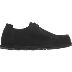 BIRKENSTOCK Sneaker Utti Lace Suede Leather Narrow - Black