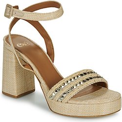 Exé Shoes Sandalen 619-ANCONA-RAFFIA-BEIGE-GOLD