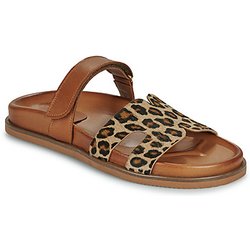 Exé Shoes Pantoffeln 967-KIMOLOS-LEOPARD-TAN