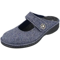 Finn Comfort Hausschuhe Brig 06567-482046 marine Doublefilz 06567-482046
