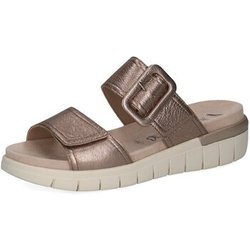 Caprice Clogs Pantoletten Taupe Metallic 9-27203-44-341 341