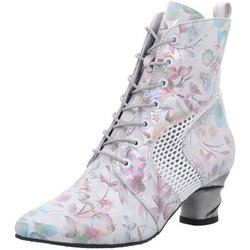 Simen Stiefel Stiefeletten 7436 A WEISS/SILBERN
