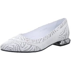 Simen Damenschuhe Slipper 7460A GRAU/SILBERN