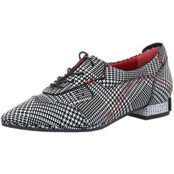 Simen Halbschuhe Schnuerschuhe 7558A SCHWARZ/WEISS