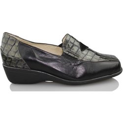 Sana Pies Damenschuhe Fußgesundheit bequeme Lackleder loafers