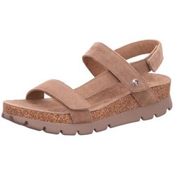 Panama Jack Sandalen Sandaletten Selma B19 Sandale grau taupe Velour Selma B19 taupe