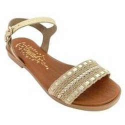 Duendy Sandalen 3811 Platin Damen Sandale