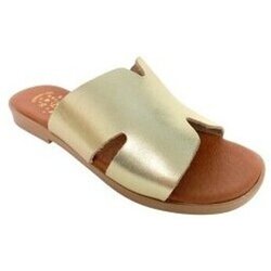 Duendy Sandalen 3822 Platin Damen Sandale