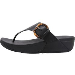 FitFlop  Sandalen LULU RESIN-BUCKLE LEATHER TOE-POST