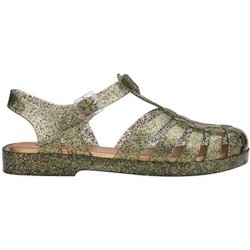 Melissa Sneaker Possession Shiny Sandals - Glitter Clear/Beige