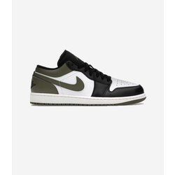Nike Sneaker Jordan 1 Low Black Toe Medium Olive