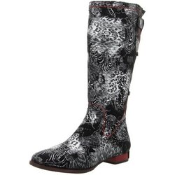 Simen Damenstiefel Stiefel 7954A SCHWARZ SILBERN