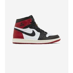 Nike Turnschuhe Jordan 1 Retro High OG Black Toe Reimagined