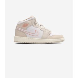 Nike Turnschuhe GS Air Jordan 1 Mid Se Sanddrift White