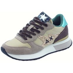 Sun68 Sneaker Z45217 Stargilrl Glitter Logo Beige