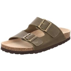 Natural Sense Pantoffeln Pantoletten Tieffußbett khaki 1152939