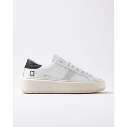 Date Sneaker W431-HP-CA-WB HILL PLATFORM CALF-WHITE BLACK