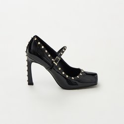 Roberto Cavalli Pumps Mary Jane mit Absatz und Nieten