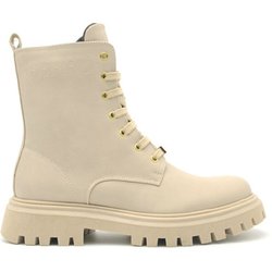 Ferre Stiefeletten Ferré Londra anfibio con logo in rilievo